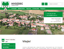Tablet Screenshot of hvozdec.cz
